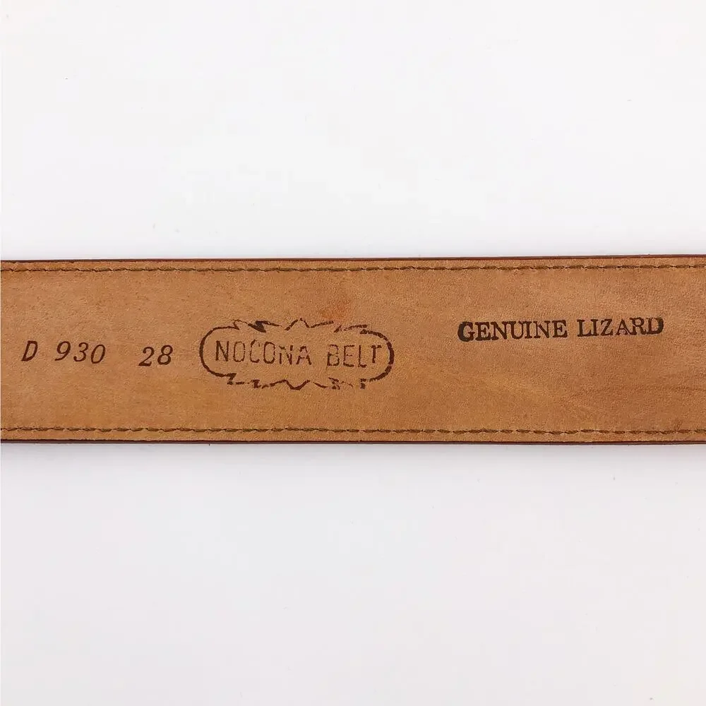 Nocona lizard belt